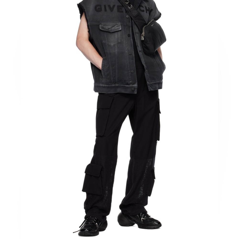 NWT Givenchy Mesh Panel Cargo Pants - Picture 10 of 14